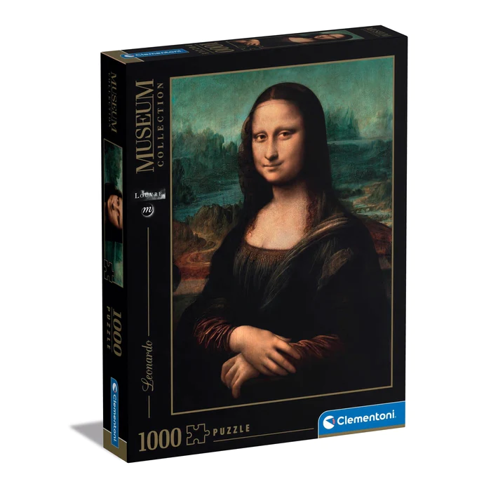 Puzzle Clementoni - 31413 - Colección Museo - Mona Lisa - Leonardo 1000 piezas