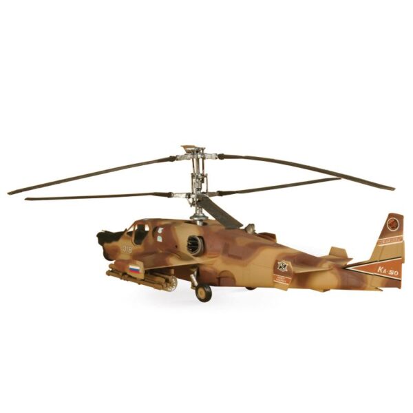 ZVEZDA 7272 Russian Attack Helicopter Kamov KA-50 Night Hunter Plastic Model Kit Scale 1/72 - Imagen 6