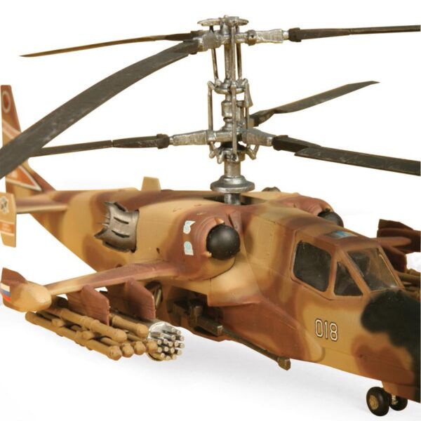 ZVEZDA 7272 Russian Attack Helicopter Kamov KA-50 Night Hunter Plastic Model Kit Scale 1/72 - Imagen 4