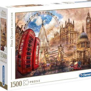Puzzle Clementoni X 1500 Vintage London Mundo 31807