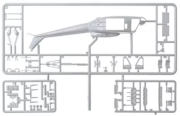 Italeri 1247 UH-1D SLICK - Imagen 3