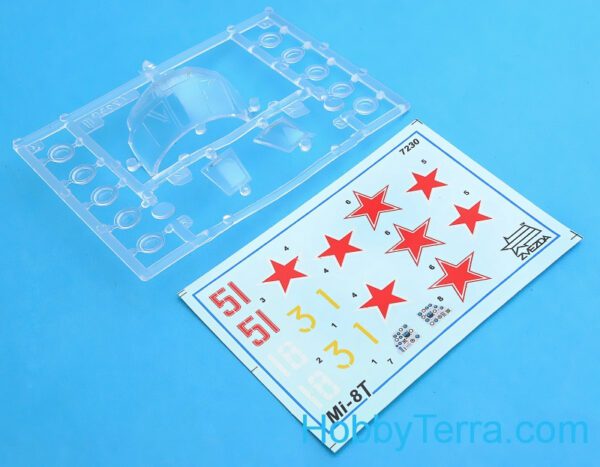 MIL Mi-8T helicopter Zvezda 7230 1/72 - Imagen 7