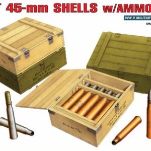 MiniArt 35073 Soviet 45-mm Shells with ammo boxes