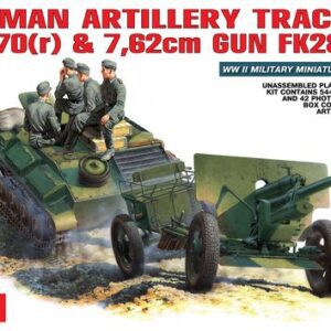 MiniArt 35039 German artillery tractor T-70(r) and 7,62cm FK 288(r) with Crew