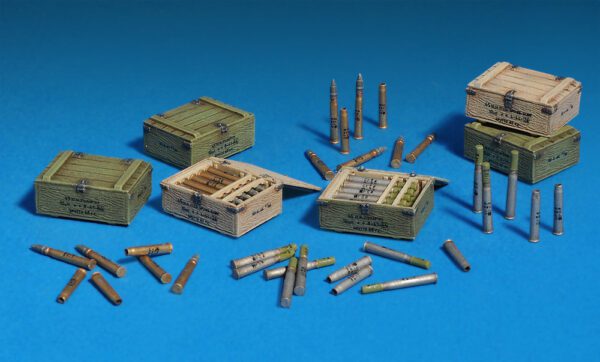 MiniArt 35073 Soviet 45-mm Shells with ammo boxes - Imagen 3