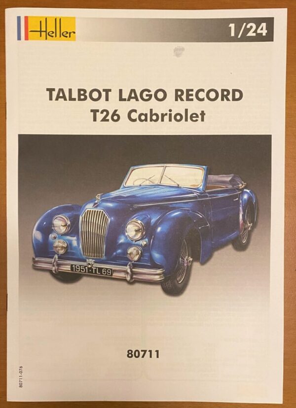 Heller 80711 Talbot Lago Record T26 - Imagen 2