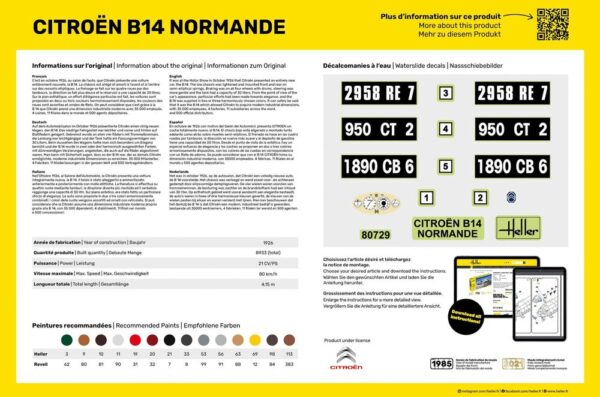 Heller 80729 Citroën B14 Normande 1/24 - Imagen 6