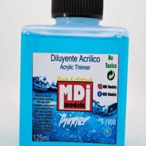 Diluyente acrílico 125 ml. - MDI Models
