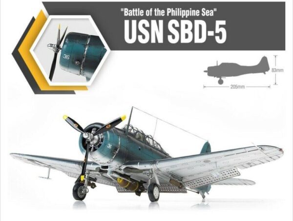 12329 - ACADEMY - 1/48 - USN SBD-5 "Battle of the Philippine Sea" - Imagen 11