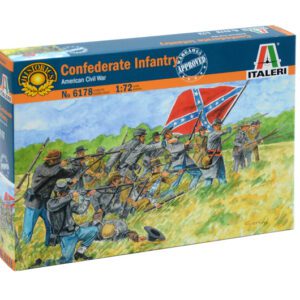 ITALERI 6178s 1:72	Confederate Infantery (American Civil war)