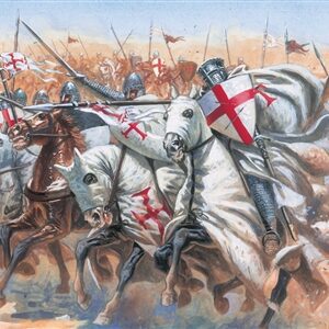 ITALERI 6125s 1:72 Templar Knights (Medieval Era)