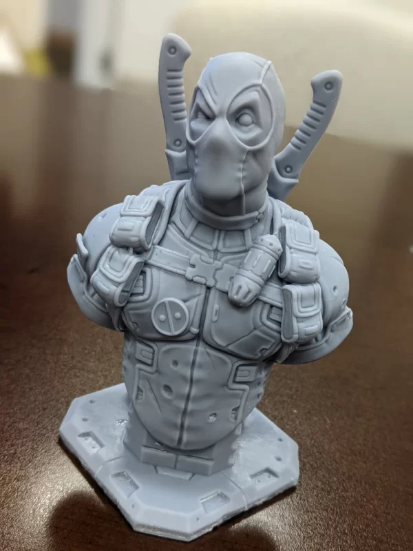 Impresión 3d resina – Deadpool – Busto 10cm
