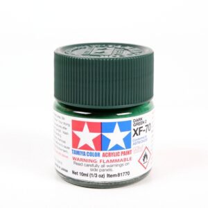 81770-TAMIYA-Acrylic 10ml. - Mini XF-70 Dark Green 2