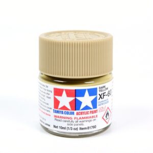 81760-TAMIYA-Acrylic 10ml. - Mini XF-60 Dark Yellow