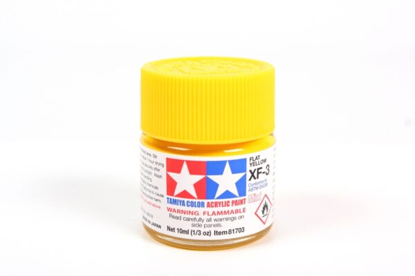 81703-TAMIYA-Acrylic 10ml. - Mini XF-3 Flat Yellow
