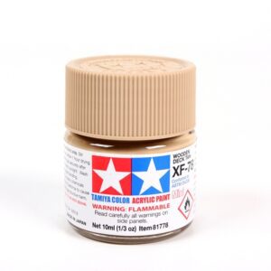 81778-TAMIYA-Acrylic 10ml. - Mini XF78 Wooden Deck Tan
