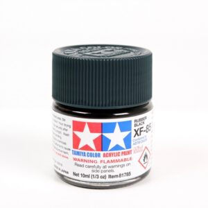 81785-TAMIYA-Acrylic 10ml. - Mini XF-85 Rubber Black