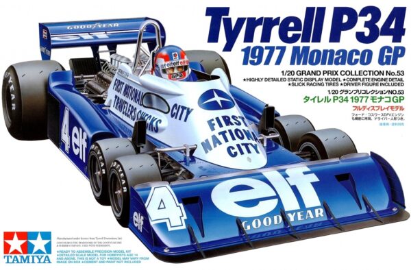20053 - TAMIYA - 1/20 Tyrrell P34 Monaco GP
