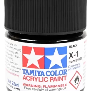 81001-TAMIYA-Acrylic 23ml. - X-1 Black