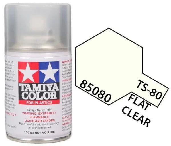 85080 - TAMIYA - TS-80 Flat Clear