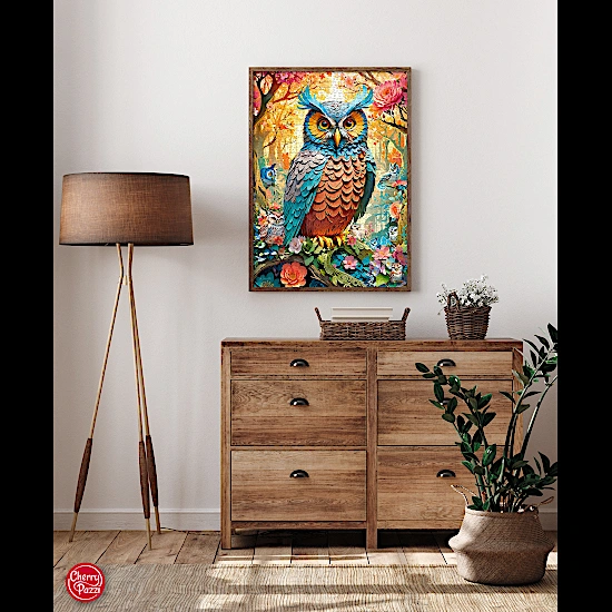 Quilled Owl 1000 piezas CherryPazzi - Imagen 3