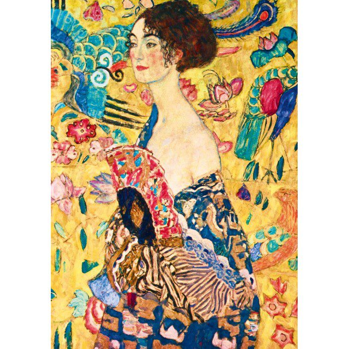 Art-by-Bluebird - Gustave Klimt - Lady with Fan, 1918 - 2000 piezas - Imagen 2