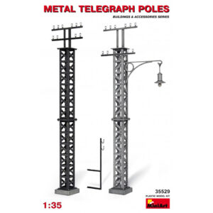 METAL TELEGRAPH POLES 35529 - Miniart