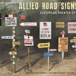 ALLIED ROAD SIGNS WWII. EUROPEAN THEATRE OF OPERATIONS 35608 - Miniart